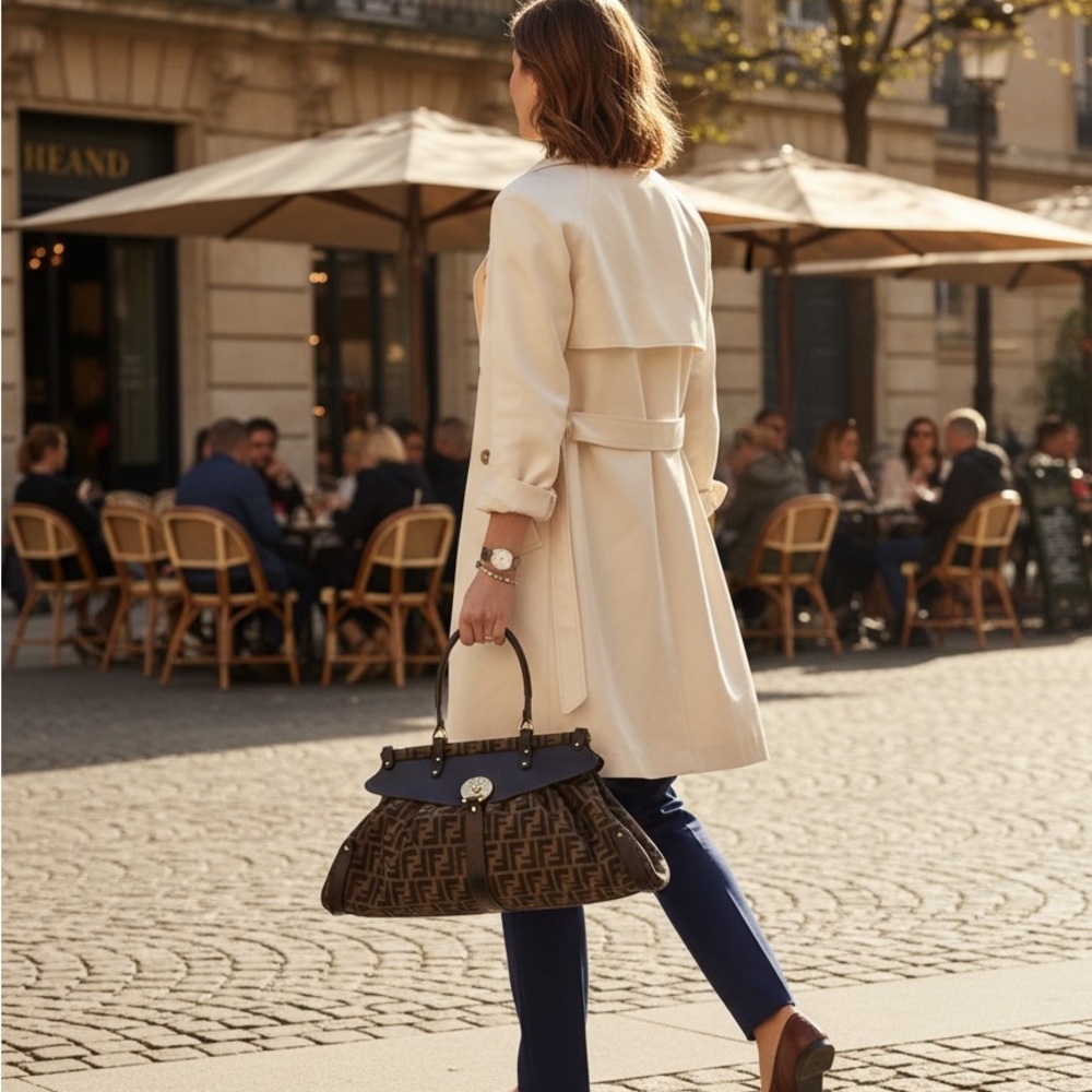 Fendi Brown FF Monogram.